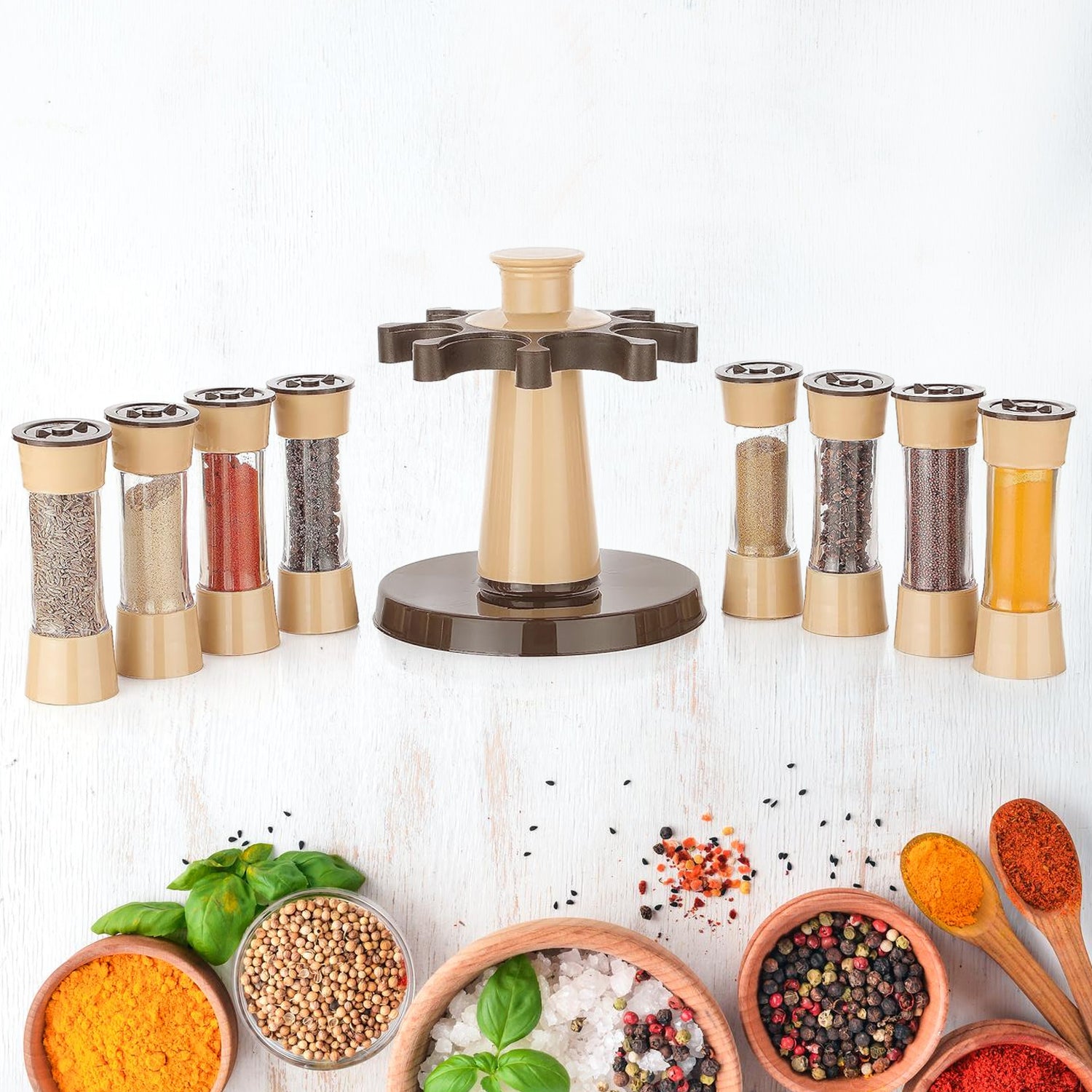 Revolving Spice Rack For Kitchen And Dining Table