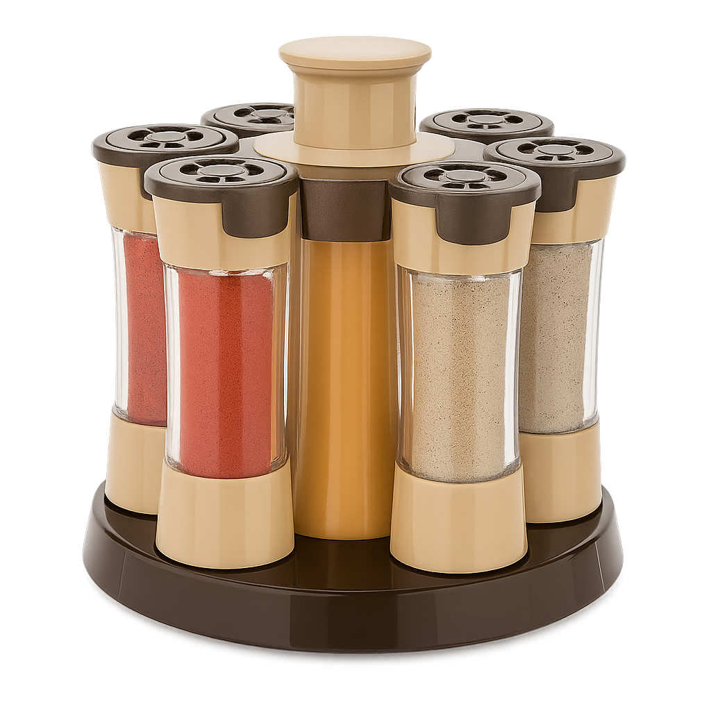 Revolving Spice Rack For Kitchen And Dining Table